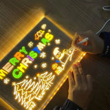 Personalized USB LED Night Light Acrylic Message Board - Omega Lifestyles