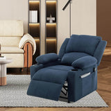 Power Recliner Chair Upholstered Heated Massage - Omega Lifestyles