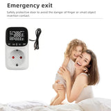 Digital Temperature Controller Embedded Thermostat With Timer - Omega Lifestyles