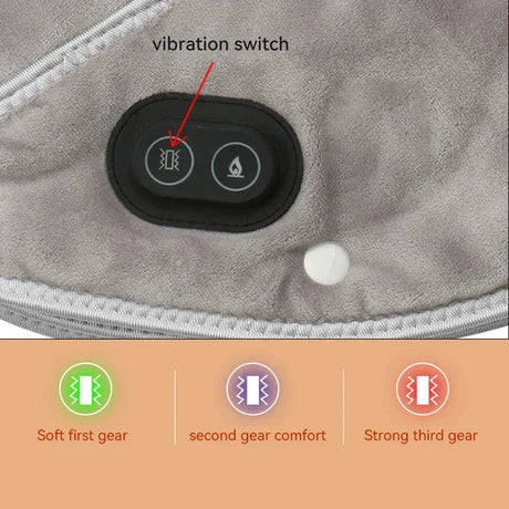 USB Heated Plush Neck And Shoulder Massage Pad - Omega Lifestyles