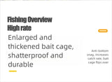Explosion Bait Cage Hook Pre-Assembled Carbon Steel Rig - Omega Lifestyles