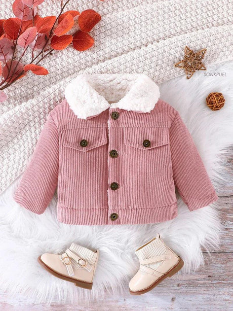 Unisex Baby Winter Cotton Corduroy Jacket - Omega Lifestyles