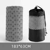 Non-Slip Sweat-Absorbent PVC Yoga Towel Mat 183x63cm - Omega Lifestyles