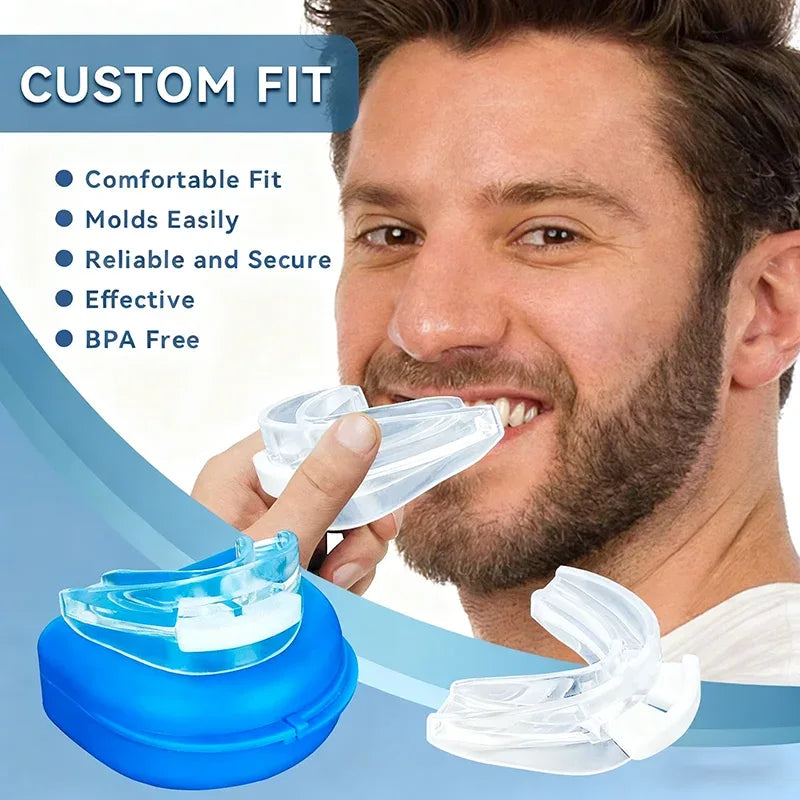Adjustable Anti Snoring Sleep Aid Mouth Guard - Omega Lifestyles