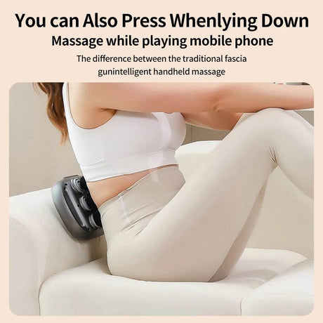 Six-Head Deep Tissue Handheld Percussion Massage Gun - Omega Lifestyles