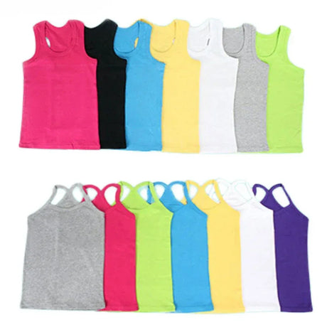 Kids Cotton Sleeveless Casual Vest Top - Omega Lifestyles