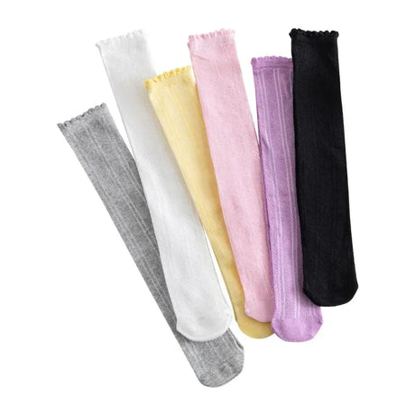 Children’s Breathable Knit Cotton Knee High Socks - Omega Lifestyles
