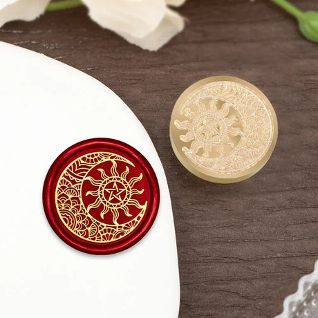 Vintage Halloween Skull Tree Wax Seal Stamp Brass Head - Omega Lifestyles