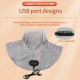 USB Electric Heating Neck Shoulder Massager Thermal Compress Wrap - Omega Lifestyles