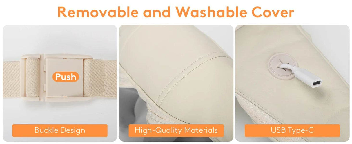 Wireless Electric 4D Kneading Neck And Back Massager - Omega Lifestyles