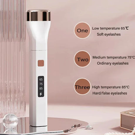 Portable Electric Heated Eyelash Curler With Three-Gear - Omega Lifestyles
