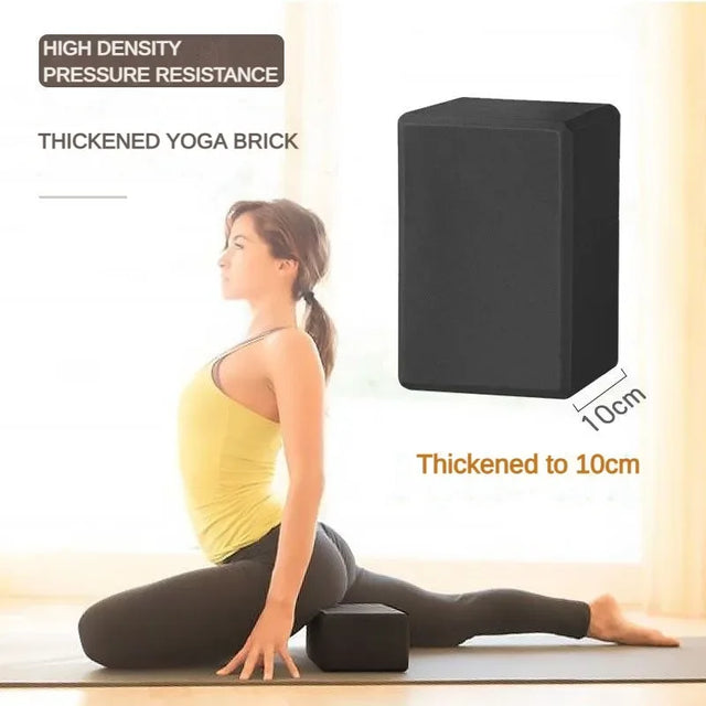 High-Density Hardened EVA Professional Yoga Block - Omega Lifestyles
