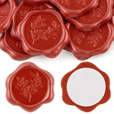 Set Of 20 Multicolor Eucalyptus Wax Seal Stickers - Omega Lifestyles