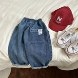Children's Casual Loose Fit Cotton Denim Jeans - Omega Lifestyles