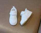 Breathable PU Leather Children's Casual Hook & Loop Sneakers - Omega Lifestyles