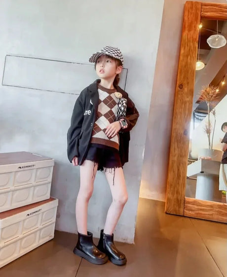 Children's Waterproof Leather Anti-Slippery Ankle Boots - Omega Lifestyles