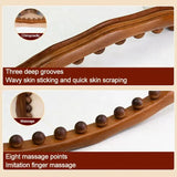 Full Body Carbonized Wood Gua Sha Massage Stick - Omega Lifestyles