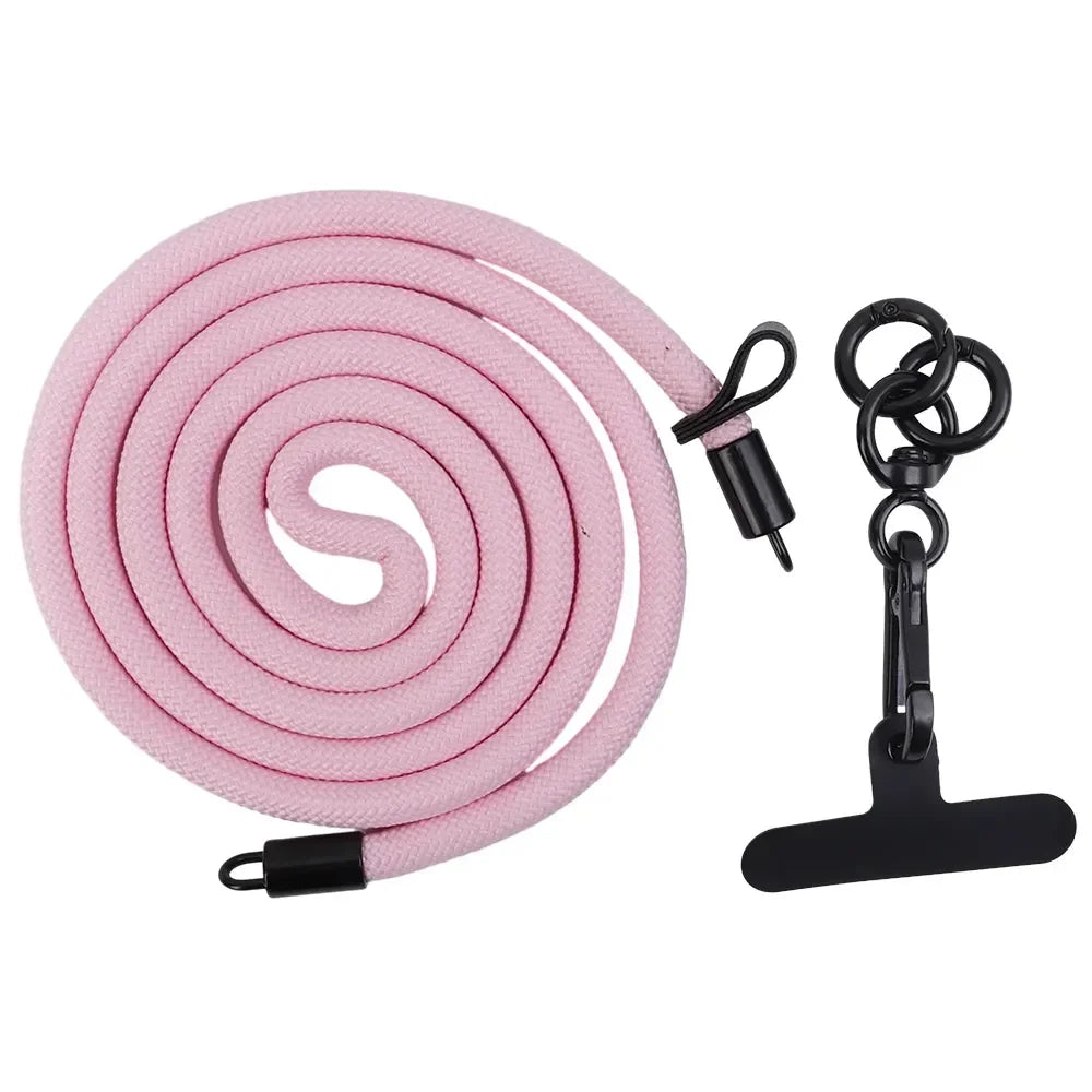120cm Thick Adjustable Polyester Crossbody Phone Lanyard
