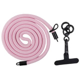 120cm Thick Adjustable Polyester Crossbody Phone Lanyard