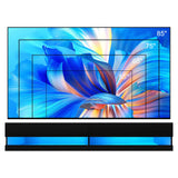 Modern Wooden Floating TV Stand With LED Lights