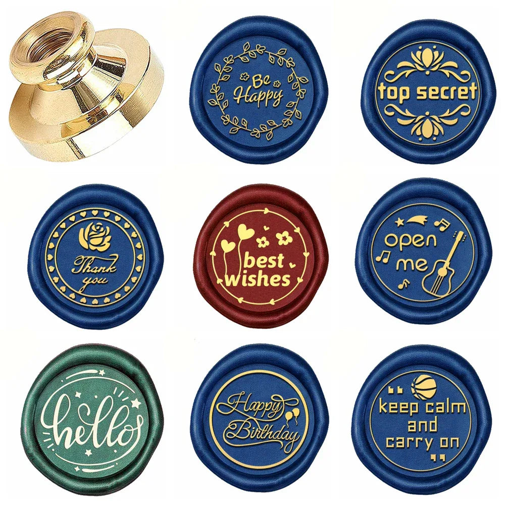 Wax Seal Stamp With Removable Brass Head For Decoration - Omega Lifestyles