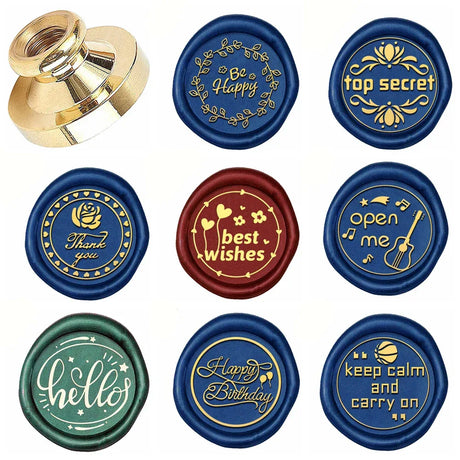 Wax Seal Stamp With Removable Brass Head For Decoration - Omega Lifestyles