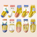 Children’s Cotton Non-Slip Cartoon Knit Socks - Omega Lifestyles