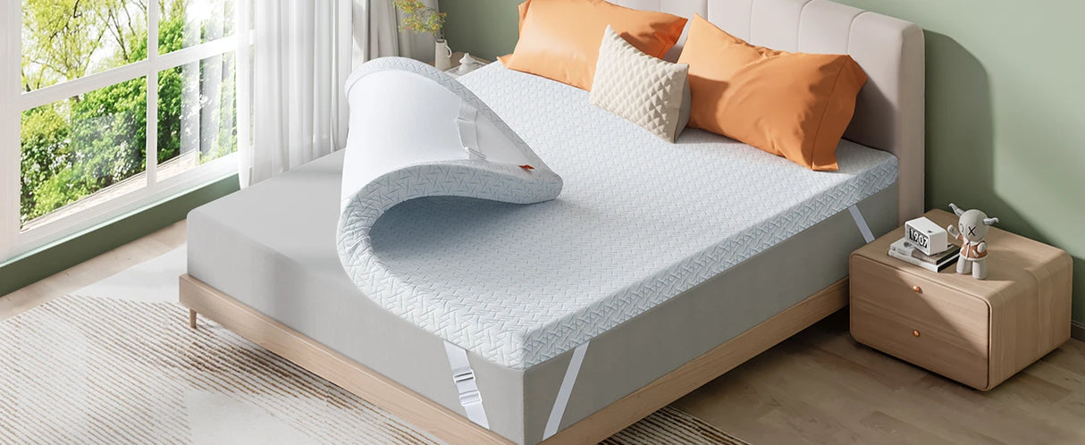 Extra Firm 3-Inch Cool Gel Memory Foam Twin Mattress Topper