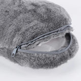 Pair Of USB Heated Plush Warm Electric Foot Warmer Shoes - Omega Lifestyles