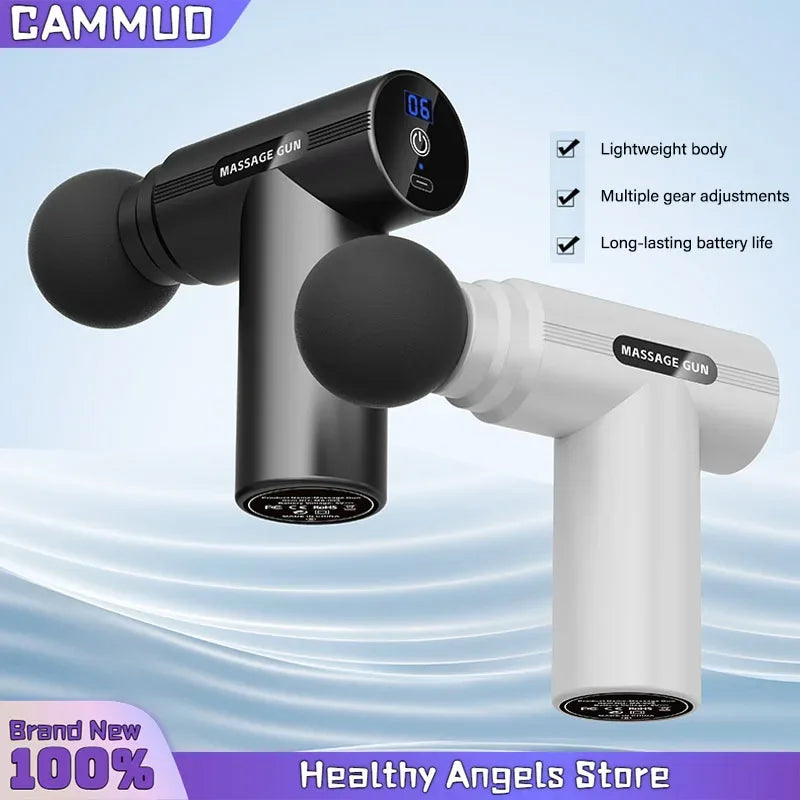 Compact USB Mini Muscle Relaxation Massage Gun With LED Display - Omega Lifestyles