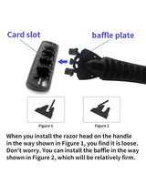 19-Piece Stainless Steel Razor Blade Refills For Men - Omega Lifestyles