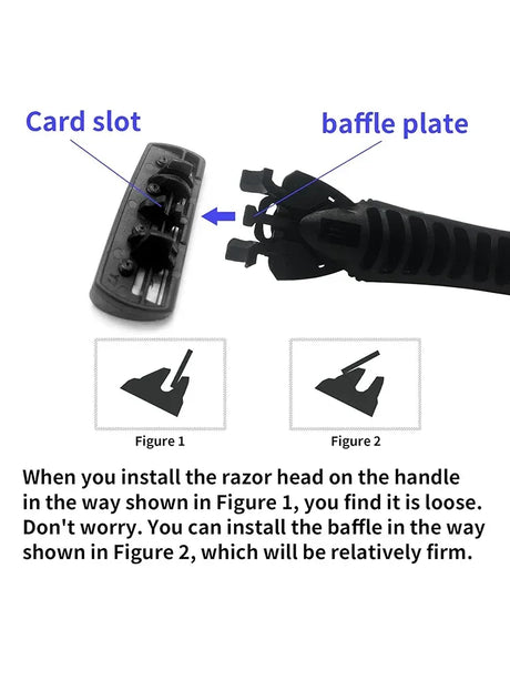 19-Piece Stainless Steel Razor Blade Refills For Men - Omega Lifestyles