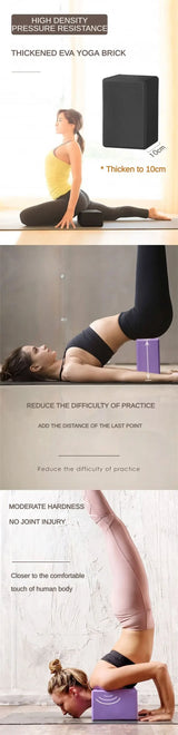 High-Density Hardened EVA Professional Yoga Block - Omega Lifestyles