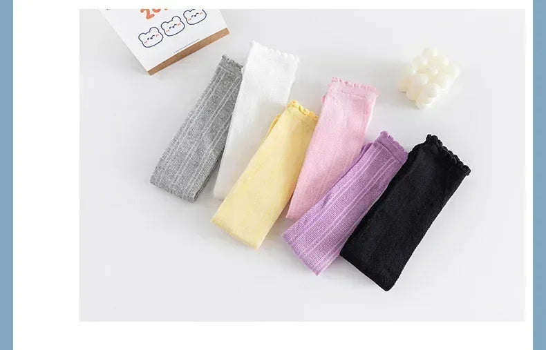 Children’s Breathable Knit Cotton Knee High Socks - Omega Lifestyles