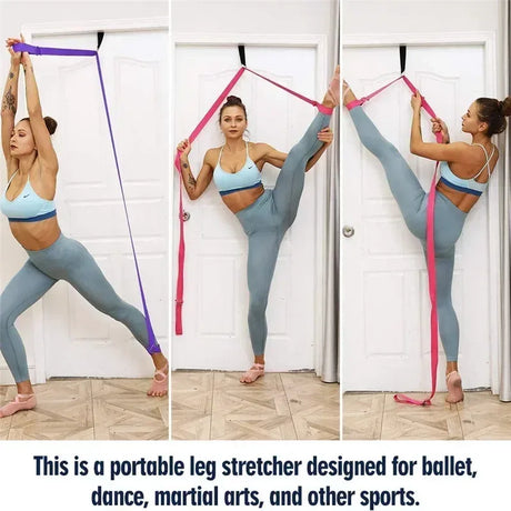 Yoga Stretch Strap Door Anchor Flexibility Trainer - Omega Lifestyles