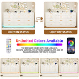 Modern 12-Drawer Dresser With Built-In Charging Station