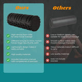 EPP High Density Yoga Foam Roller Massage Tool 33cm - Omega Lifestyles