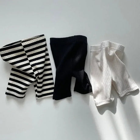 Children’s Cotton Striped Comfortable Stretch Leggings - Omega Lifestyles
