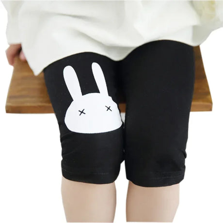 Girls Cartoon Rabbit Calf-Length Cotton Leggings - Omega Lifestyles