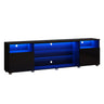 Modern High Gloss LED TV Stand With Storage Cabinet