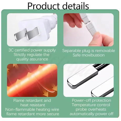 Electric Calf Heating Massager With Mugwort Compress - Omega Lifestyles