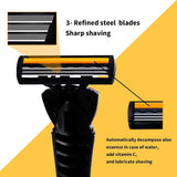 19-Piece Stainless Steel Razor Blade Refills For Men - Omega Lifestyles