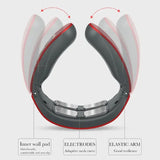 Neck Shoulder Heated Pulse Massager With 4 Kneading Heads - Omega Lifestyles