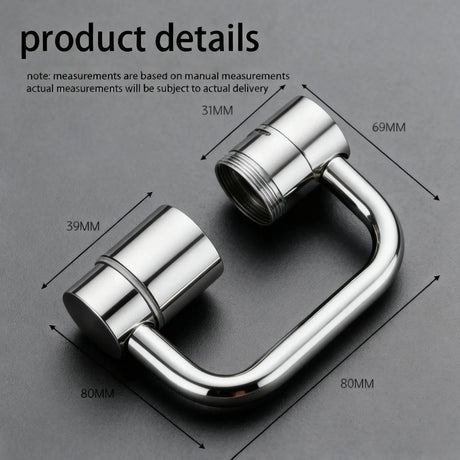 Splash-Proof 1080° Rotating Dual Mode Faucet Extender - Omega Lifestyles