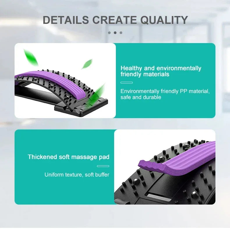 Lumbar Support Back Massager Waist Pain Relief Device - Omega Lifestyles