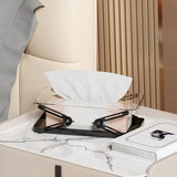 Classic Plastic Liftable Tissue Box Storage Case - Omega Lifestyles
