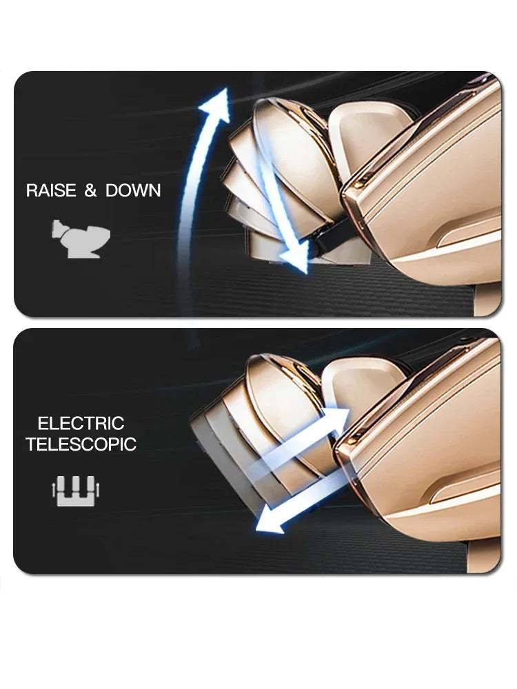 4D AI Voice Control Zero Gravity Massage Chair With Heating - Omega Lifestyles