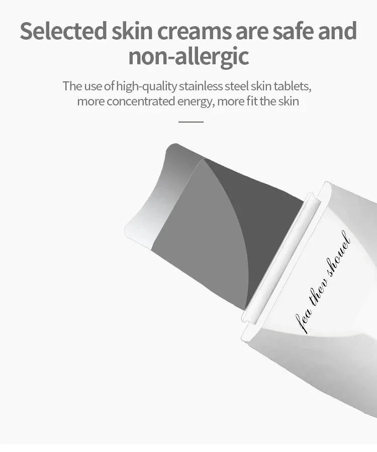 Deep Vibrate Ultrasonic Facial Skin Scrubber Cleaner - Omega Lifestyles