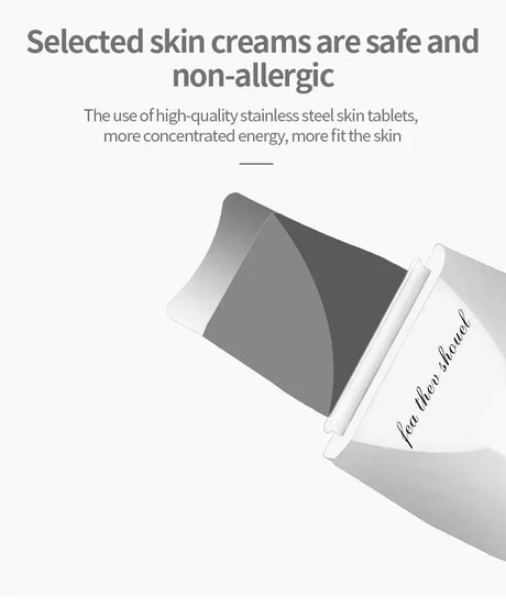 Deep Vibrate Ultrasonic Facial Skin Scrubber Cleaner Massage Device - Omega Lifestyles