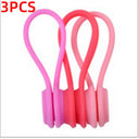 Set of 6 Silicone Reusable Cable Twist Ties Organizer